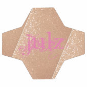 Rose Gold Pretty en rose Personnaliser (Plat)