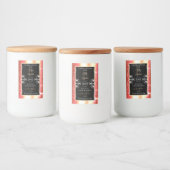 Rose Gold Produit Étiquettes Diamants Noir avec lo (Bouteilles)