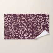 Rose Gold Raspberry Élégante Princesse Royale Dama (Serviette à main)