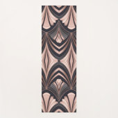 Rose Gold Romance Neo Art Deco Fan Design Yogamat (Voorkant)