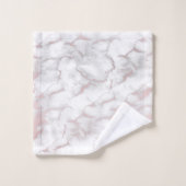 Rose Gold Rose Marbre Moderne Chic Tendance (Gant de toilette)