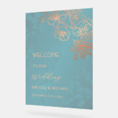 Rose Gold Sarcelle Transparent Mariage (Angle)