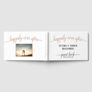 Rose Gold Script Photo Mariage Heureux À Tout Jama