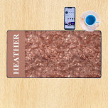 Rose Gold Sequin Parties scintillant Nom du monogr<br><div class="desc">Ce design a été créé par art numérique et peut être personnalisé dans la zone fournie par le changement de la photo et/ou du texte. Vous pouvez également le customiser en choisissant l'option cliquer pour customiser une autre option et supprimer ou modifier la couleur de l'arrière - plan, ajouter du...</div>