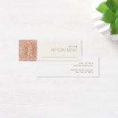 Rose Gold Sequins Salon de cheveux Rappel de rende (Bureau)