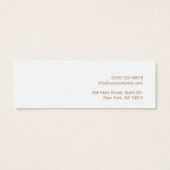 Rose Gold Sequins Salon de cheveux Rappel de rende (Dos)