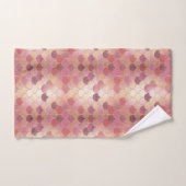Rose Gold Shimmer Mermaid Échelle Motif (Serviette à main)