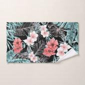 Rose Gold Tropicale Botanique Île Paradis Chic (Serviette à main)