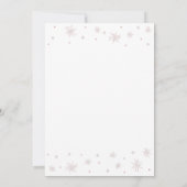 Rosé goud | Pensioneringspartij voor moderne onder Kaart (Achterkant)