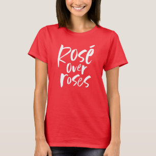 Rosé grappige vriendschapsanti-Valentijnsdag T-shirt