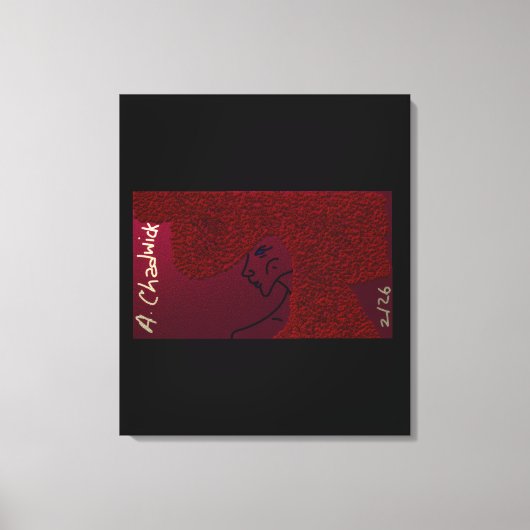 Rose-Haired Beauty  Canvas Afdruk (Voorkant)