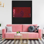Rose-Haired Beauty  Canvas Afdruk (Insitu (Woonkamer))