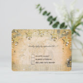 Rose Héritier Mariage Or Sous les étoiles RSVP (Debout devant)