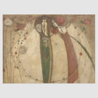 Rose House van Margaret MacDonald MacKintosh Tissuepapier