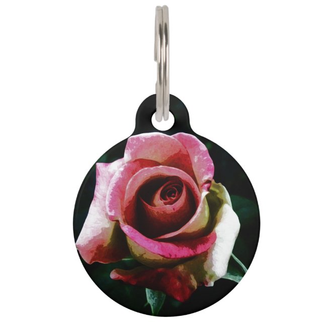 rose   huisdierpenning (Voorkant)