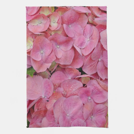 Rose Hydrangea Fleurs Fleurs de fleurs Serviette d (Vertical)