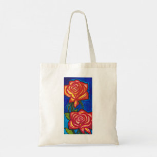 Rose Imprimé Sac fourre-tout Floral Sac réutilis