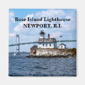 Rose Island Lighthouse, Rhode Island Magnet (Devant)