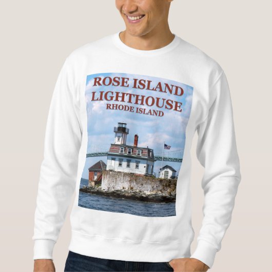 Rose Island Lighthouse, Rhode Island Sweatshirt (Devant)