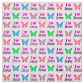 ROSE J'AIME JÉSUS BOUTETERFLY TISSU (Échantillon)