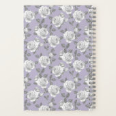 Rose Jardin Monogramme Carnet Lavande (Verso)