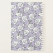 Rose Jardin Monogramme Lavender Planner (Dos)