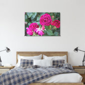 Rose Jardin toile étirée Imprimer (Insitu(Chambre))