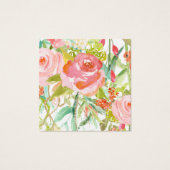 Rose Jardin trois lettres Monogramme Favoriser Car (Dos)