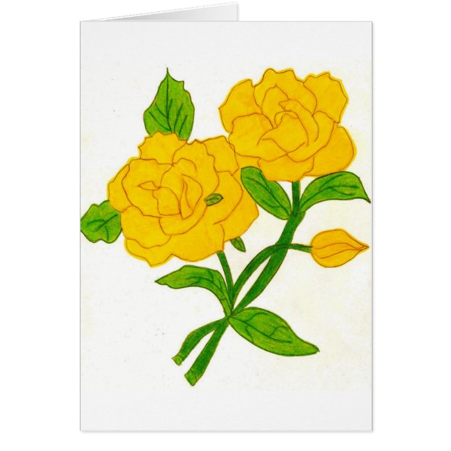 rose jaune (Devant)