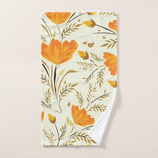 Rose jaune (Serviette à main)