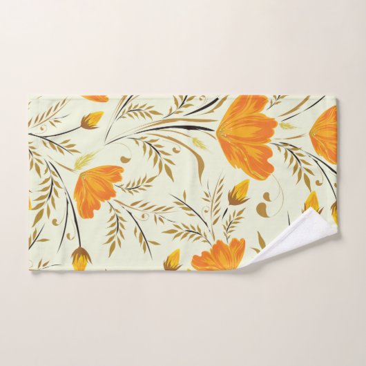 Rose jaune (Serviette à main)