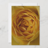 Rose jaune 18e anniversaire Invitation de fête (Dos)