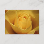 Rose jaune, carte de profil (Dos)