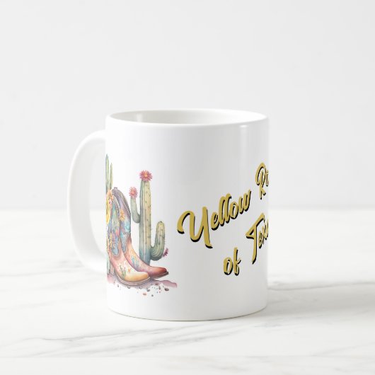 Rose jaune du Texas Mug (Devant gauche)