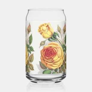 Rose jaune et orange de coucher de soleil vintage,