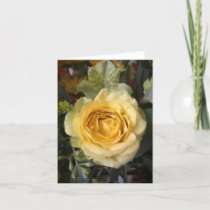 Rose jaune Flore élégante Merci