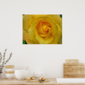 Rose Jaune Imprimer Belle Poster Fleur Imprimer (Cuisine)
