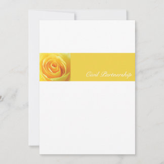 Rose jaune - Invitation du CP
