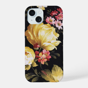 Rose jaune sur noir