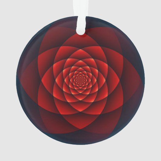 Rose Kaleidoscope rouge + votre idée (dos)