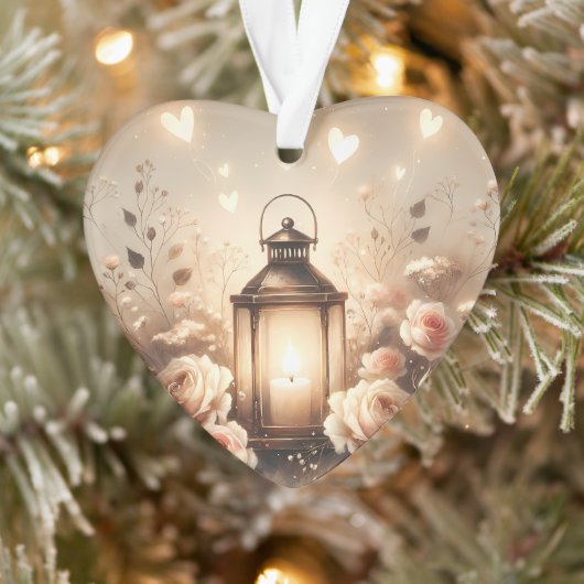 Rose Lantern Glow Bouquet Ornament (Boom)