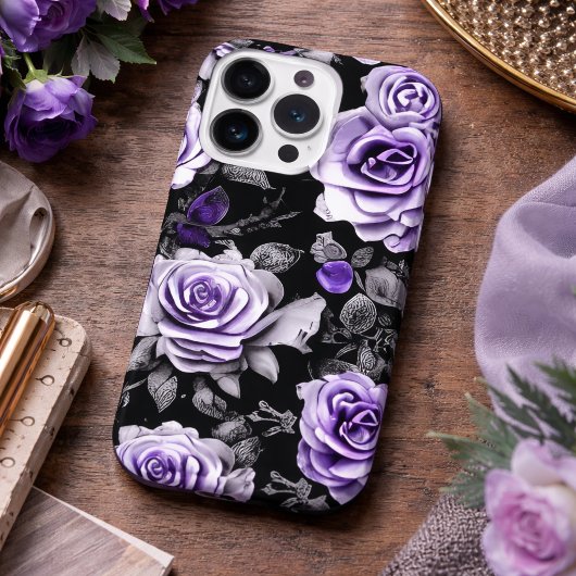 Rose Lavande et Grise Vintage