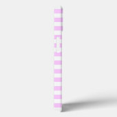 Rose Lilac Monogramme bande iPad Mini coque vertic (Verso / Droite)