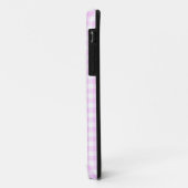 Rose Lilac Monogramme Vérifier coque iphone vertic (Dos/Gauche)