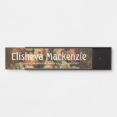 Rose LMFT Therapist Bureau Porte Signet Nom Plaque (Devant)