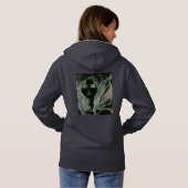 Rose Love Design Romance Sweat - shirt à capuche (Dos entier)