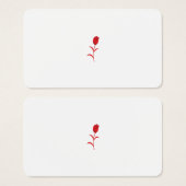 Rose Madder, Rouge lave, design floral (Devant & derrière)