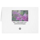 Rose Mallow Bonjour À Un Cher Ami (Dos Horizontal)