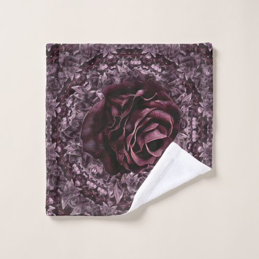 Rose Mandala (Gant de toilette)