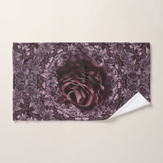 Rose Mandala (Serviette à main)